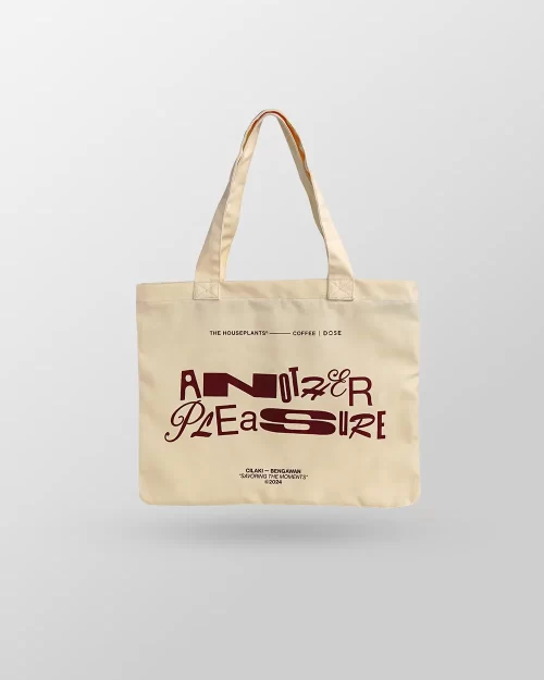 Tote bag laptop dose x the houseplants coffee